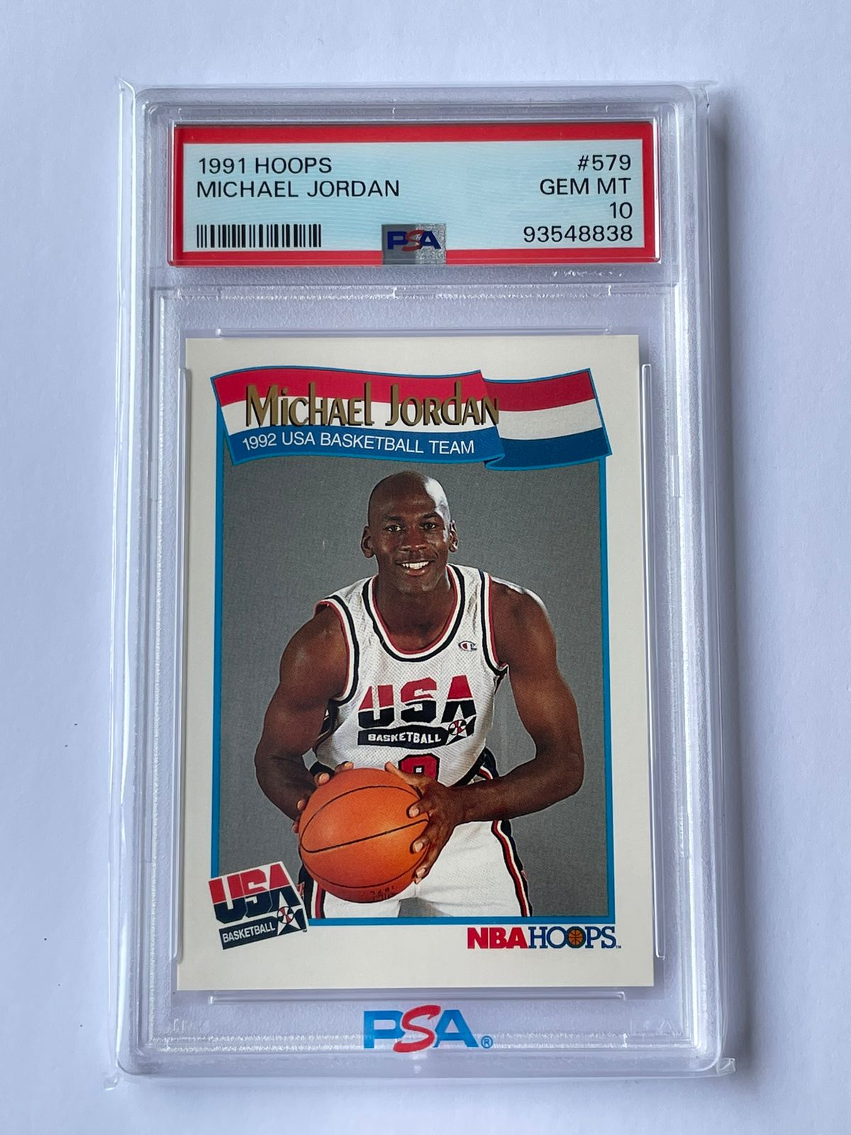 1991 NBA Hoops USA PSA10