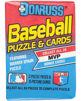 Paquete Donruss MLB 1989: cartas coleccionables de jugadores famosos y estadísticas precisas. Ideal para coleccionistas y fans del béisbol.