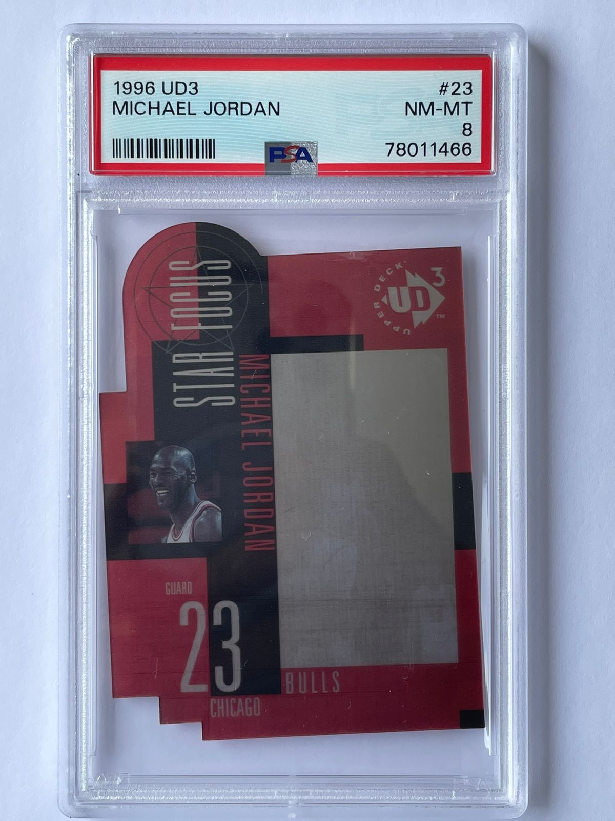 1996 UD3 Michael Jordan PSA8