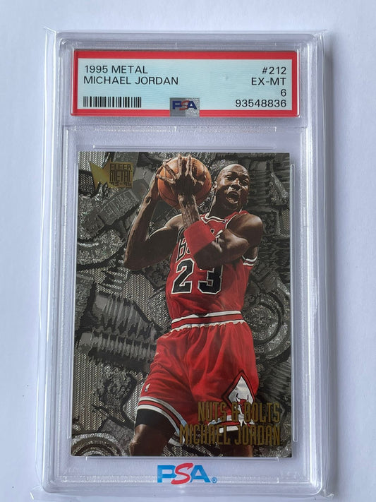 1995 Metal Michael Jordan PSA6