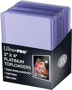 Protectores Platinum TopLoader 3" x 4" Ultra Pro 25/pack
