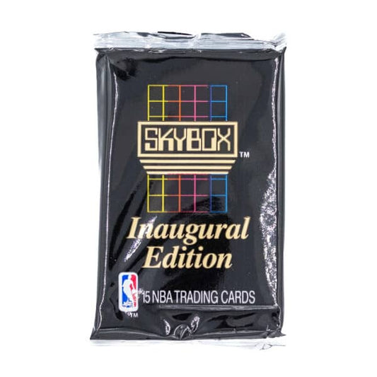 Tarjeta 1990 Skybox NBA Edición Inaugural: una joya para coleccionistas con estrellas como Jordan y Pippen. ¡Añádela a tu colección!