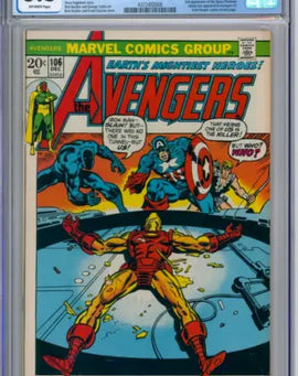 Avengers 106 CGC Graded 8.5 VF+ Marvel Comics 1972