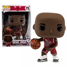 Figura Funko Pop de Michael Jordan en uniforme rojo. Ideal para coleccionistas y fans del baloncesto. Detalles precisos y auténticos.