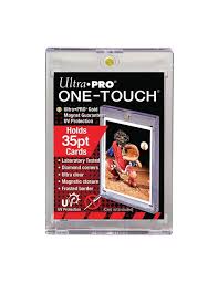 Proteja sus tarjetas con Ultra Pro One-Touch Magnetic 35pt - 5Pack. Alta calidad y ahorro de espacio para coleccionistas serios.