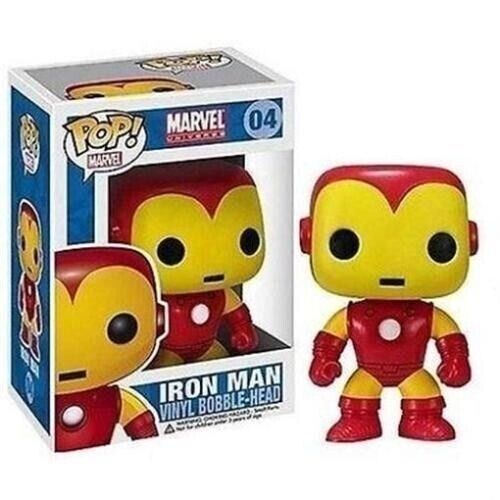 Figura Funko Pop de Iron Man: Detalles precisos y postura dinámica. Ideal para coleccionistas y fans de Marvel. Alta calidad y durabilidad.