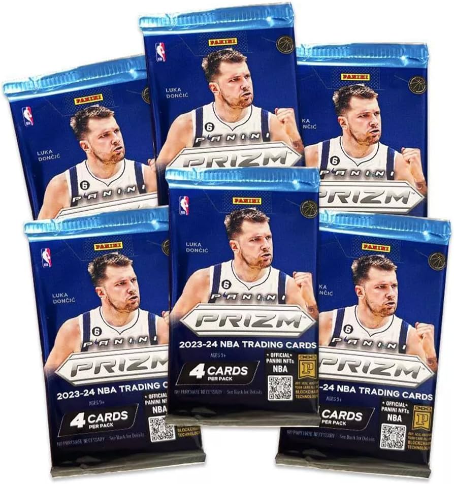 2023-24 Panini Prizm Basketball Blaster Box: Colecciona cartas exclusivas y estrellas de la NBA en cada caja.