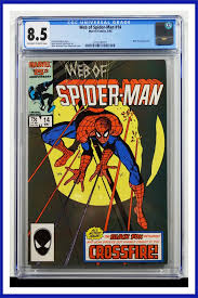 Comic Web Of Spider-Man #14 CGC Graded 8.5 Marvel May 1986